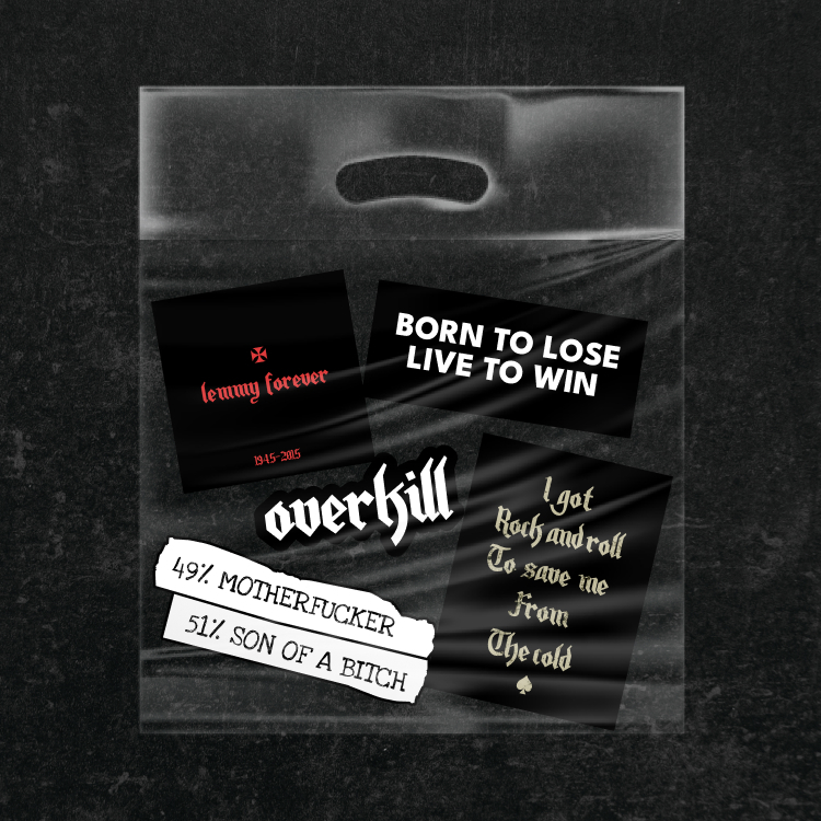 

Stiker Motorhead Quotes Lyrics Vinyl Waterproof