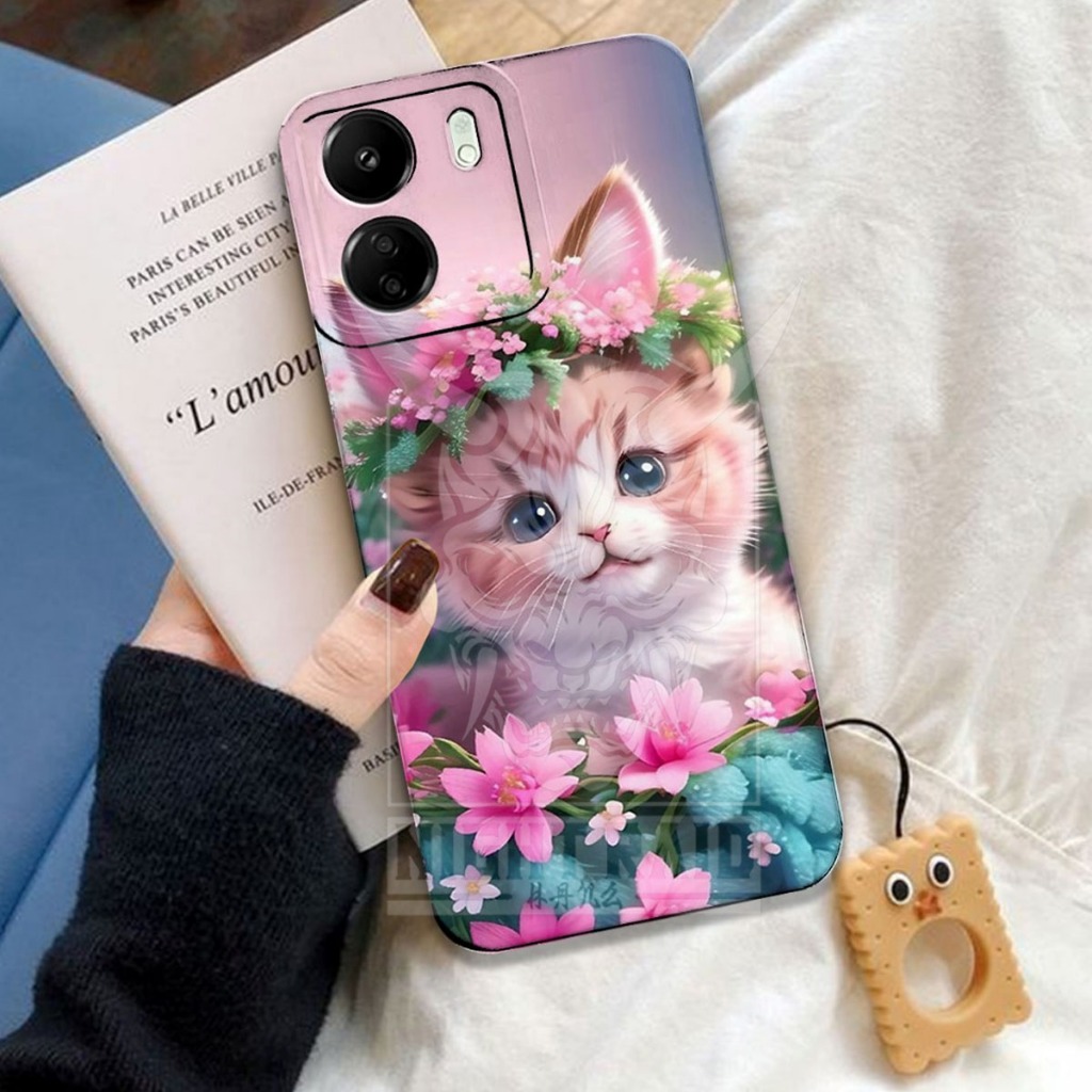 Softcase REDMI 13C/POCO C65 Motif KUCING LUCU - Case Terbaru - Case Redmi 13c - Case Redmi - Case Ce