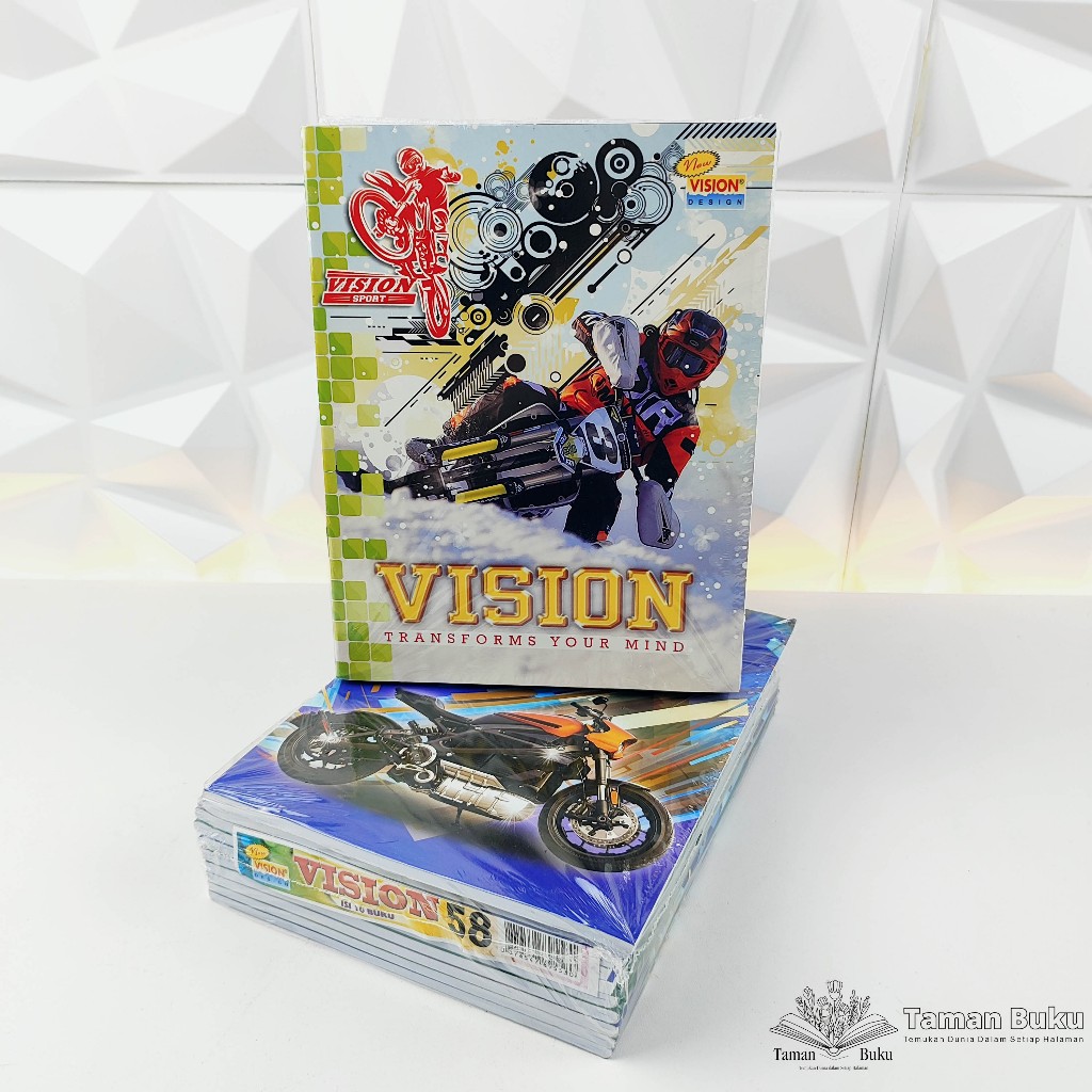 

Buku Tulis Vision 58Lembar 1Pak isi 10Buku Sekolah