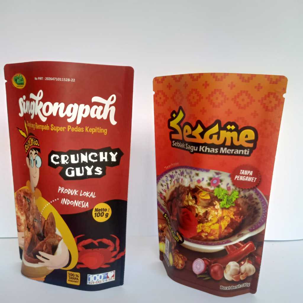 Standing Pouch Custom - Standing pouch murah  - Kemasan Makanan Metalize Minimal Order 100 pcs