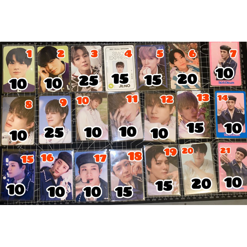 Photocard aab jeno nct dream hello future dicon smcu palace express universe