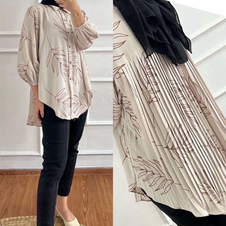 KODE Y44V GFS SR ARABEL SHAKILA PLISKET BLOUSE