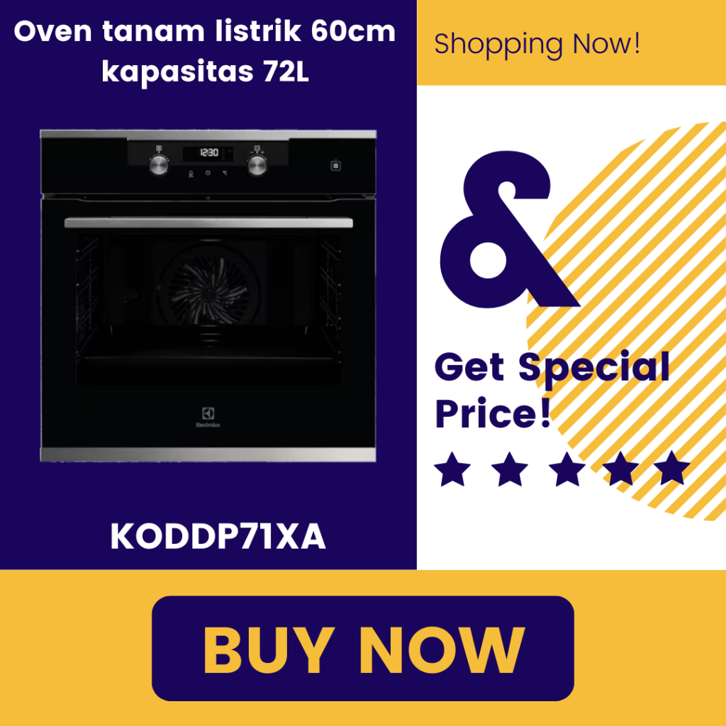 ELECTROLUX KODDP71XA Built In Oven UltimateTaste 72Liter