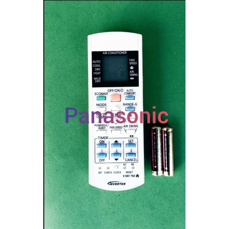 REMOTE  AC PANASONIC INVERTER  REMOT UNIVERSAL PANASONIC