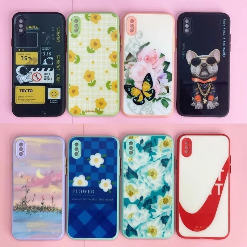 CASE CORAK KACA ABSTRAK + CASING PELINDUNG KAMERA /CASE MOTIF /CASE BAHAN KACA REALME 8 REALME 8 5G 