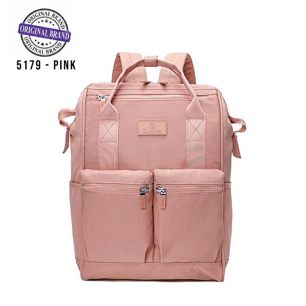 KODE H24F Tas Ransel laptop Import Bahan Waterproof Gudika 5179 Original  Tas Punggung Besar Wanita 