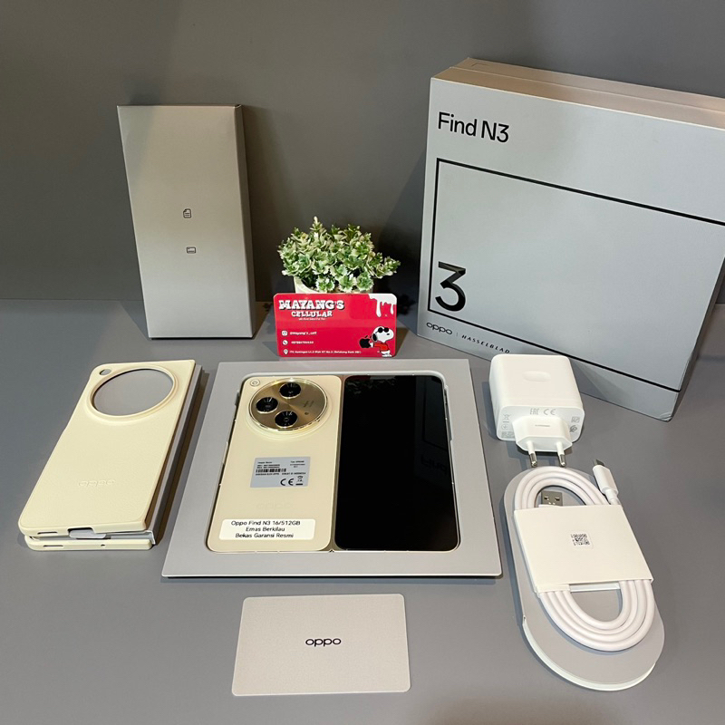 Oppo Find N3 Fold 16/512GB Garansi Resmi Second Like New