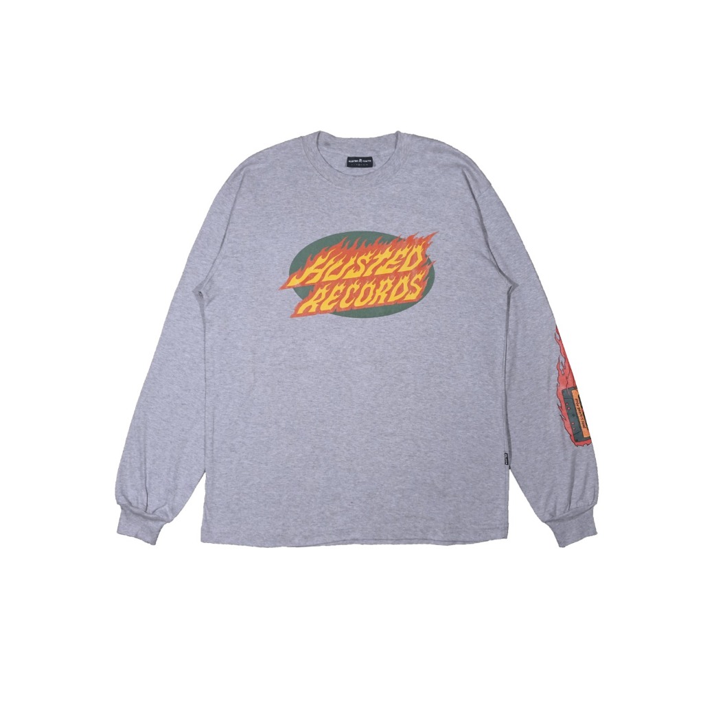 HUSTED KAOS LENGAN PANJANG HUSCOR GREY LS