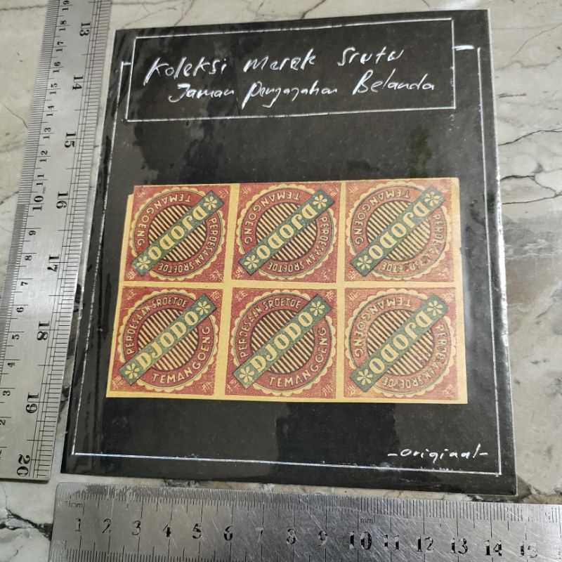 

KL17LW Kertas Label asli jadul, kertas lawas