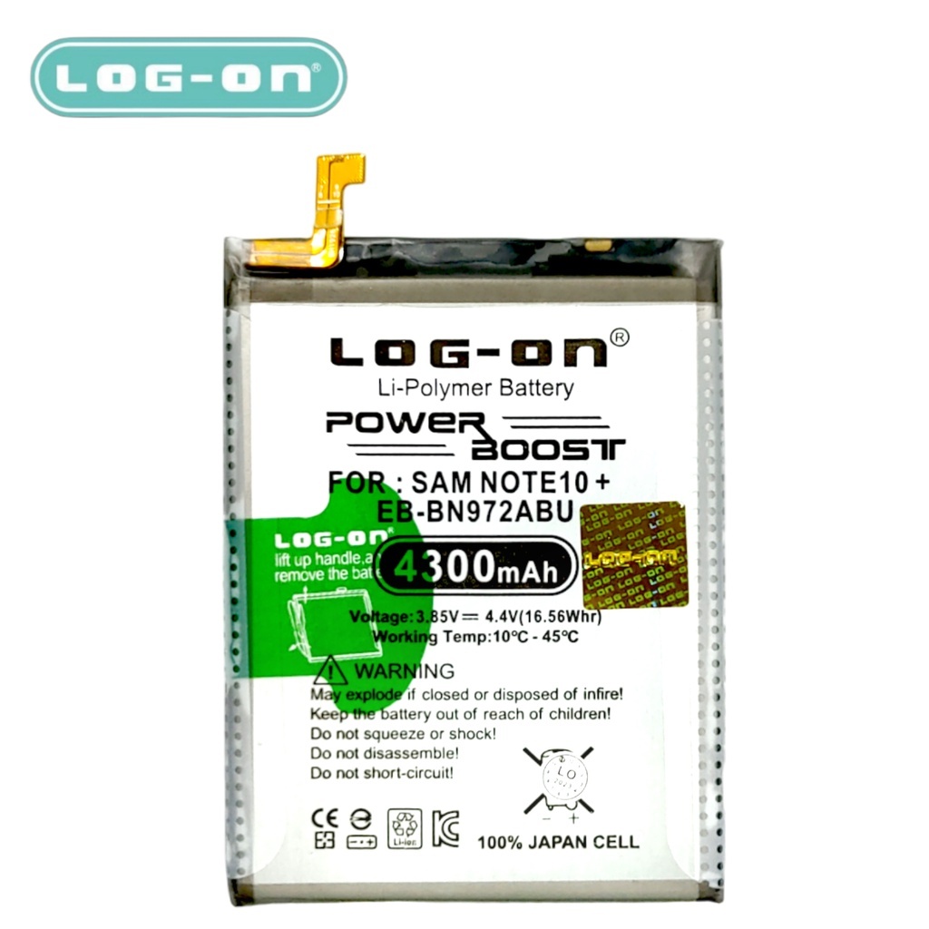 Baterai Batre Log-On EB-BN972ABU Samsung Note 10 Plus / BN972ABU Power Boost Double Power