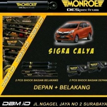 Shockbreaker Daihatsu Calya Sigra depan belakang merek Monroe