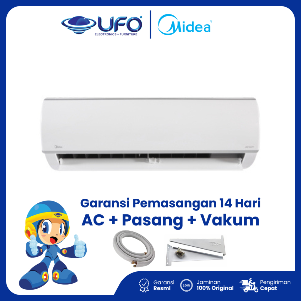 AC Midea 1 PK Split Low Watt MSFO-09CRLN2