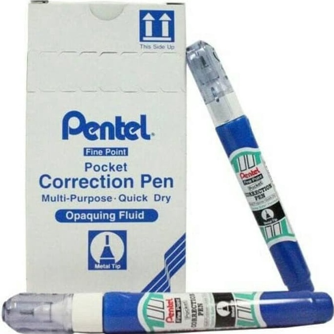 

KODE U4V9 Tipex Cair Pentel Pen ZL62W Per 1 tipex