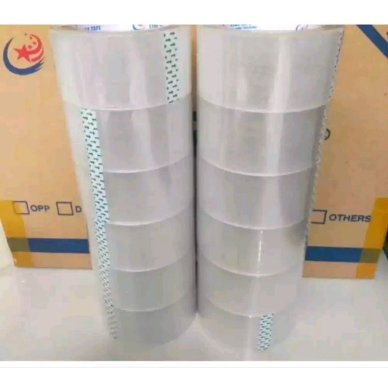 

Isolasi Bening/ Lakban Bening/ Selotip ClearTransparan 45mm*90yard Random Daya Rekat Kuat