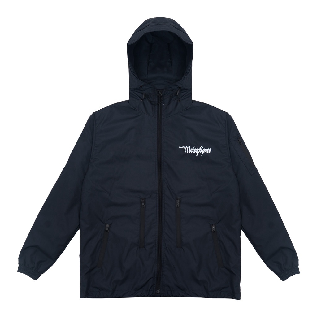Metaphores Store Pullover Jacket Gorpcore Troublemaker - Black