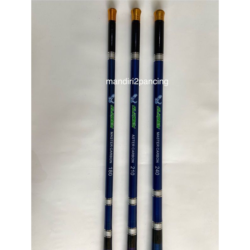 Joran/Stik pancing Audrey Master Carbon Biru
