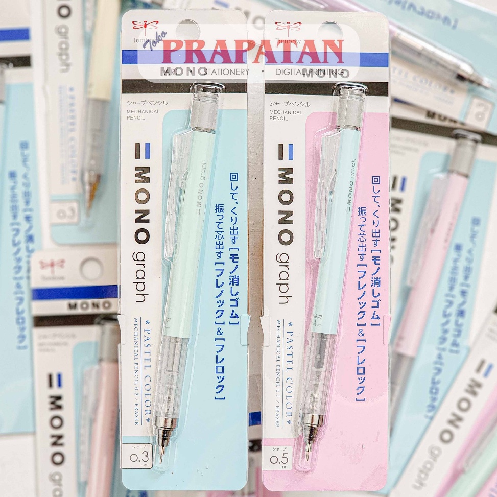 

Tombow Mono Graph Pastel Mechanical Pencil Pensil Mekanik KODE N6O5