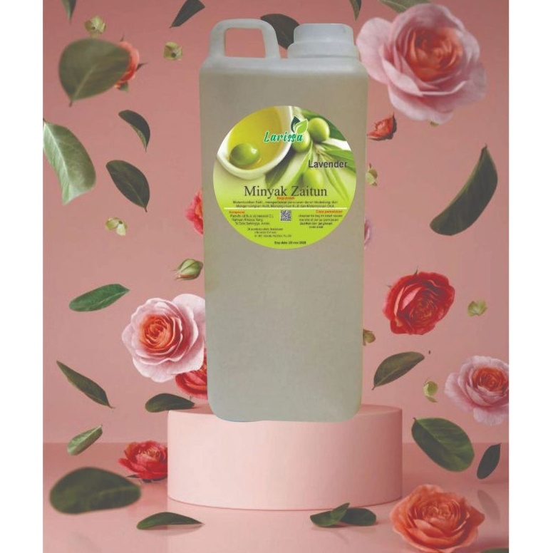 minyak zaitun larrisa harum lembut di kulit 1 Liter l T4A9