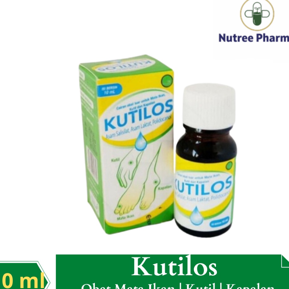 MURAH  DIJAMIN ORI KUTILOS 1 ML  Obat Mata Ikan  Kutil  Kulit Kering menebal  Pemakaian luar b S1X7
