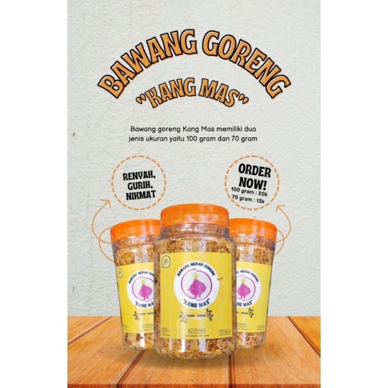 

BAWANG GORENG (PREMIUM) Kang mas