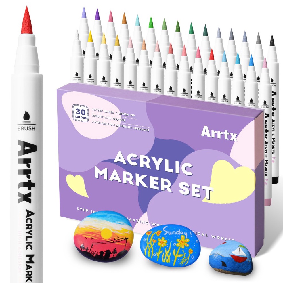 

KODE D9I2 ARRTX ACRYLIC AKRILIK MARKER SET 3CLR