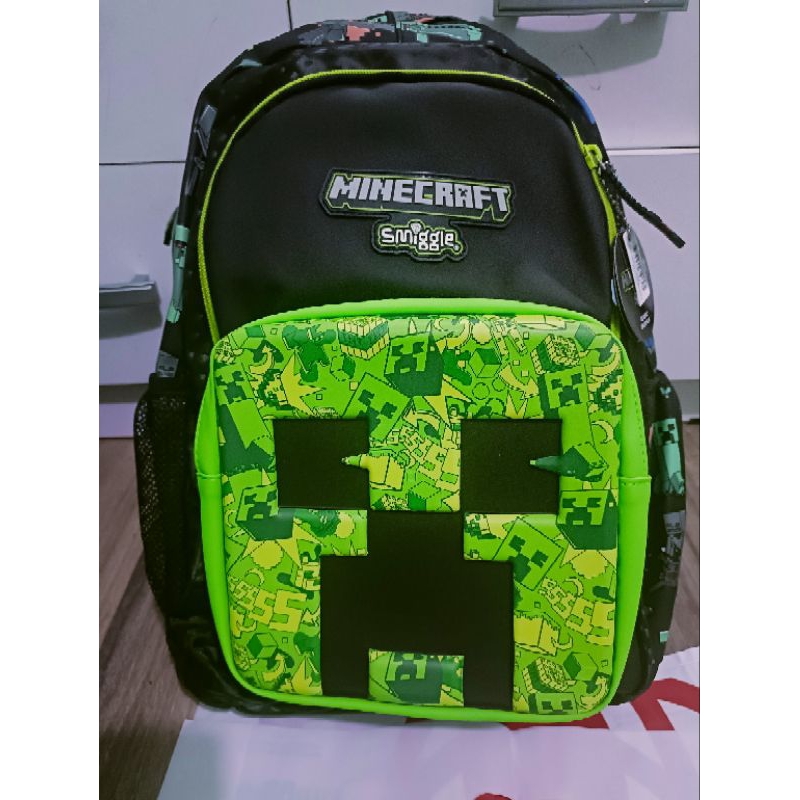 minecraft smiggle tas anak Sd tas paud tas tk roblox