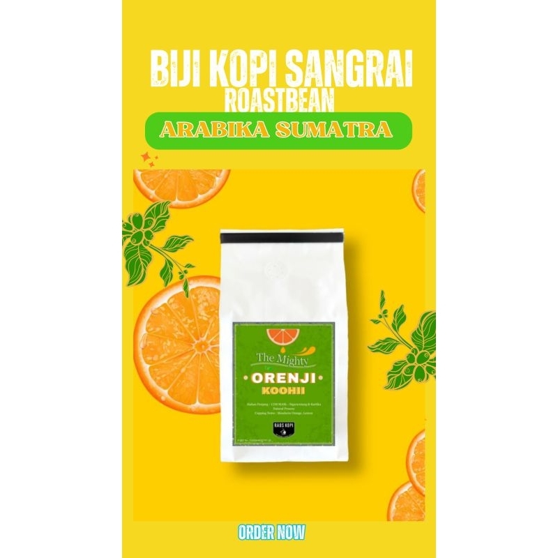 

Arabika orenji Arabika sumatra Roastbean / Powder 500gr