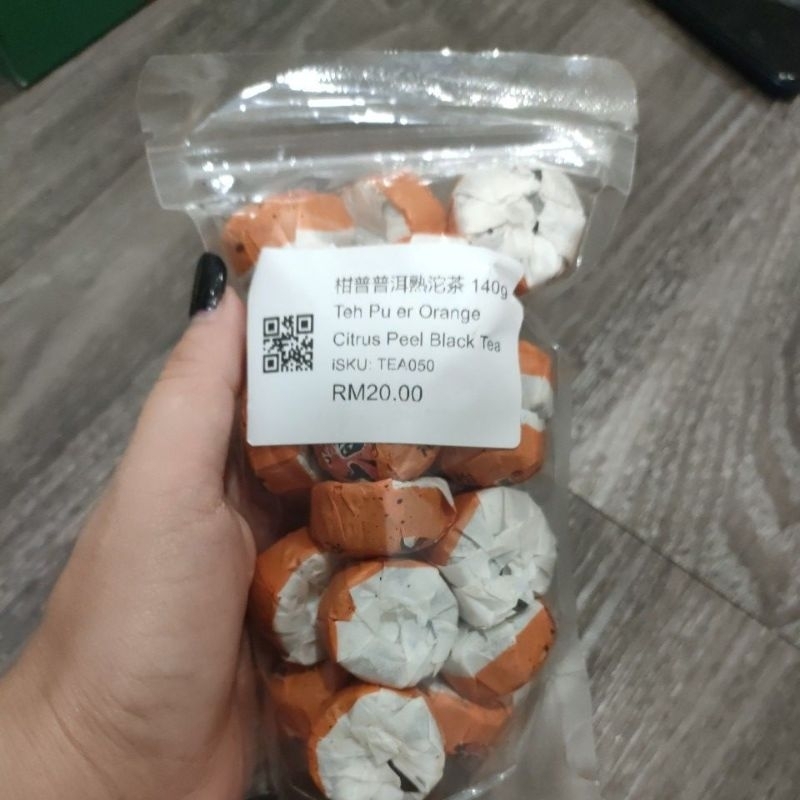 

teh pu er orange