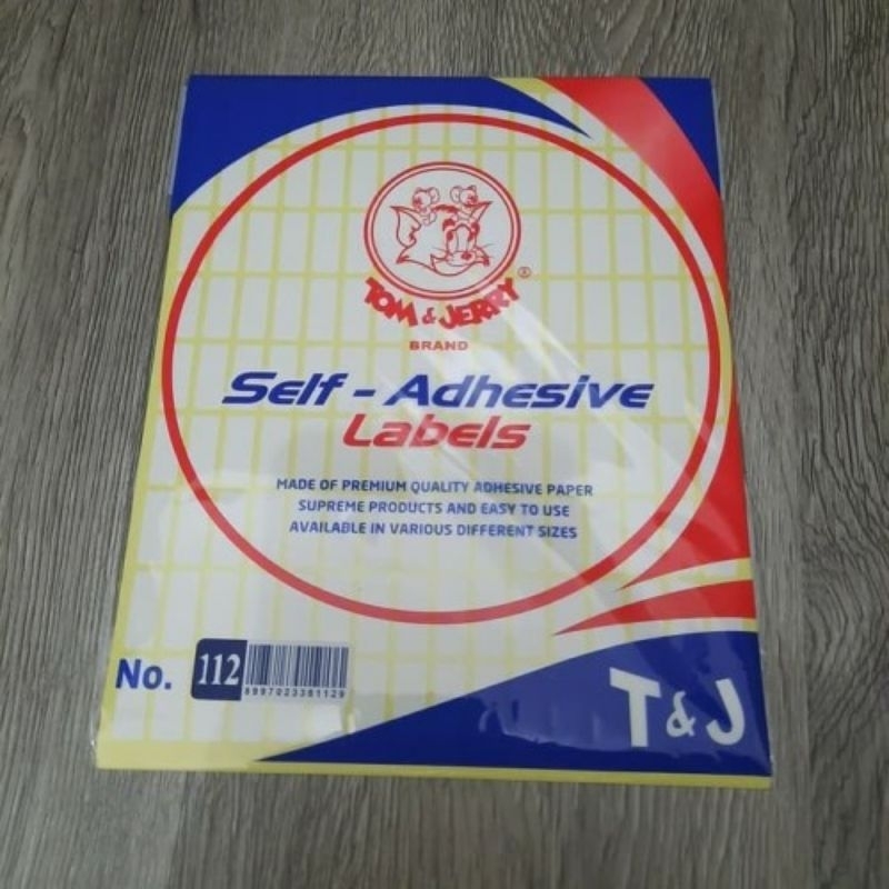 

LABELS STICKER TOM&JERRY/T&J NO.112
