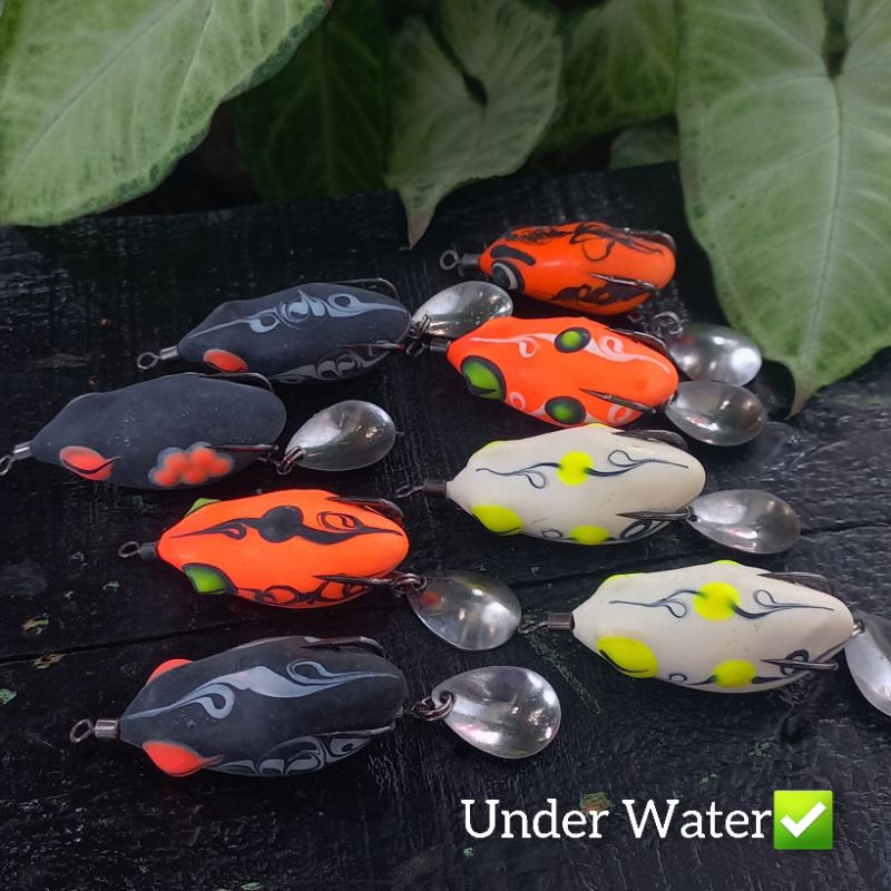 soft frog umpan tiruan sofrog casting ikan gabus 3,5cm Underwater 100% Original Fj_Lure