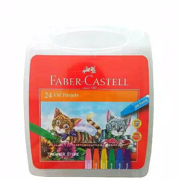 

KODE Q7C8 Crayon 24 warna Faber Castell Hexagonal Oil Pastell Faber Castell