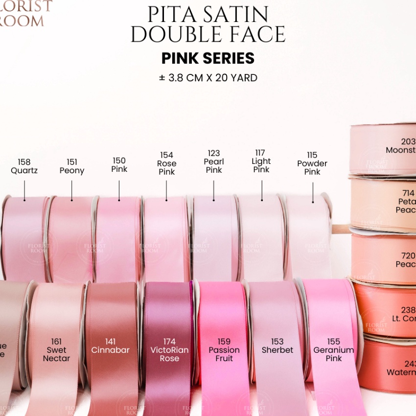 

Hot Pita Satin Double Face 38cm x 2yard Satin Ribbon