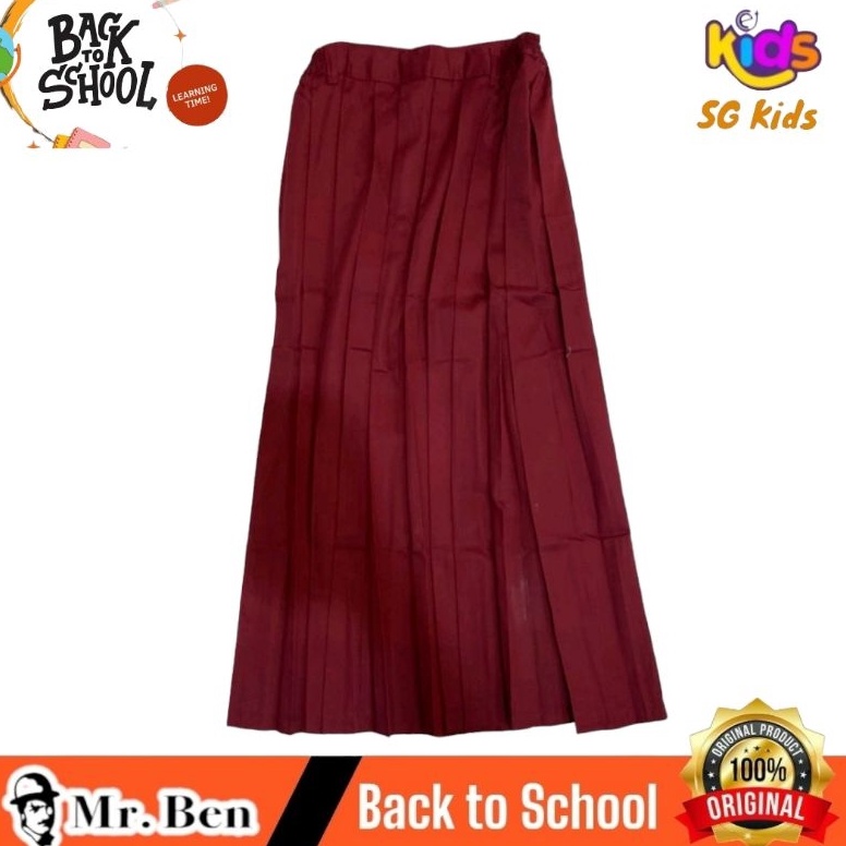 

KODE N6P MRBEN Rok SD Merah Panjang Rempel Rok SD Lipat Lipat Rok SD Biku Seribu SERAGAM SEKOLAH
