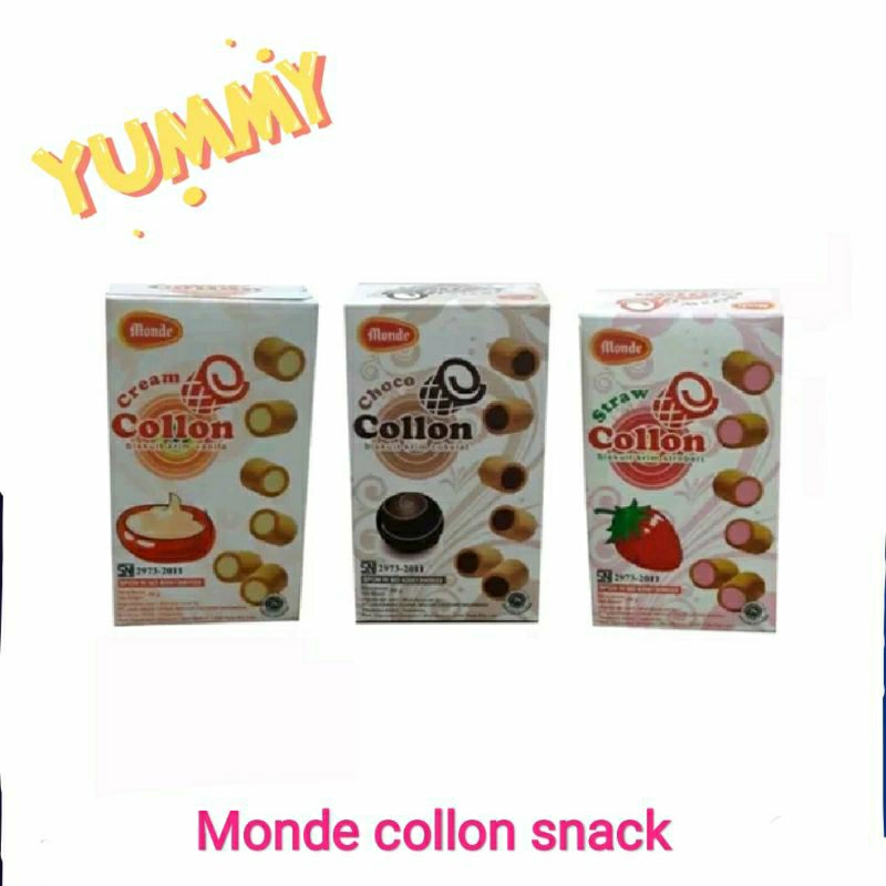 

monde collon biskuit isi krim