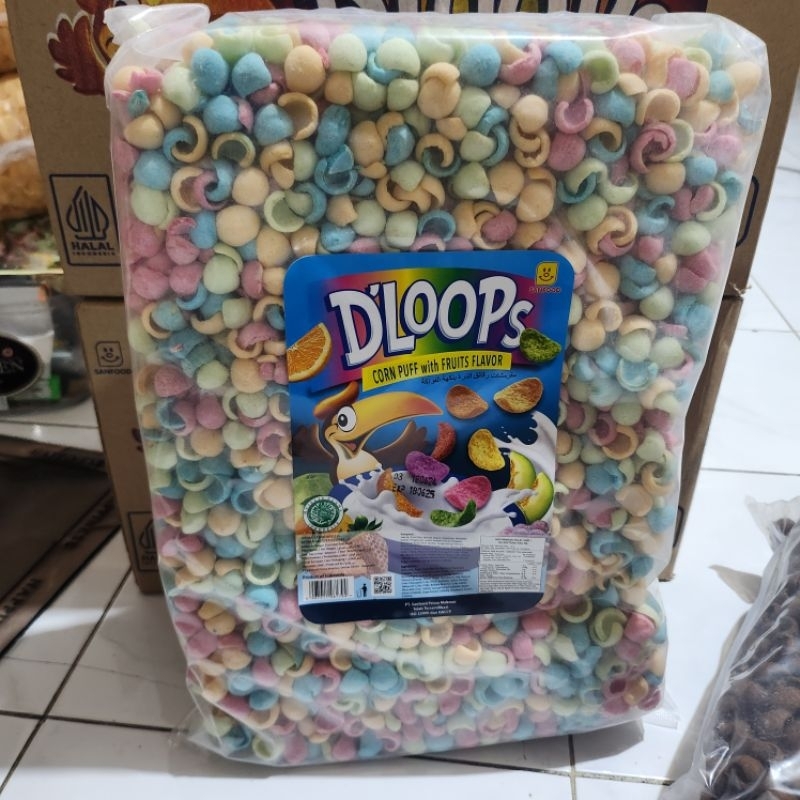 

Lezatoz_Genz Dloops Sereal Rasa Coklat Buah Kiloan Choco Crunch D'Loops [1Kg]