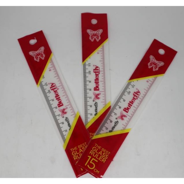 

KODE E3M9 Penggaris Butterfly 15 cm
