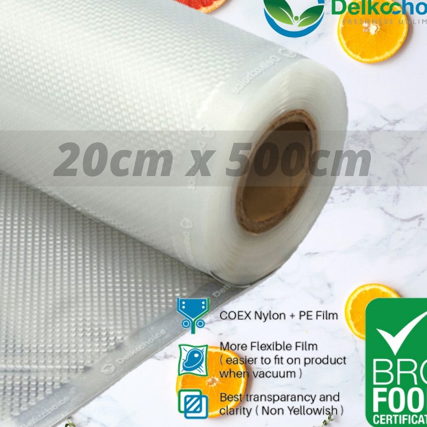 

KI3 PLASTIK VACUUM VACUM VAKUM EMBOSSED EMBOSS EMBOS ROLL DELKOCHOICE 2X5