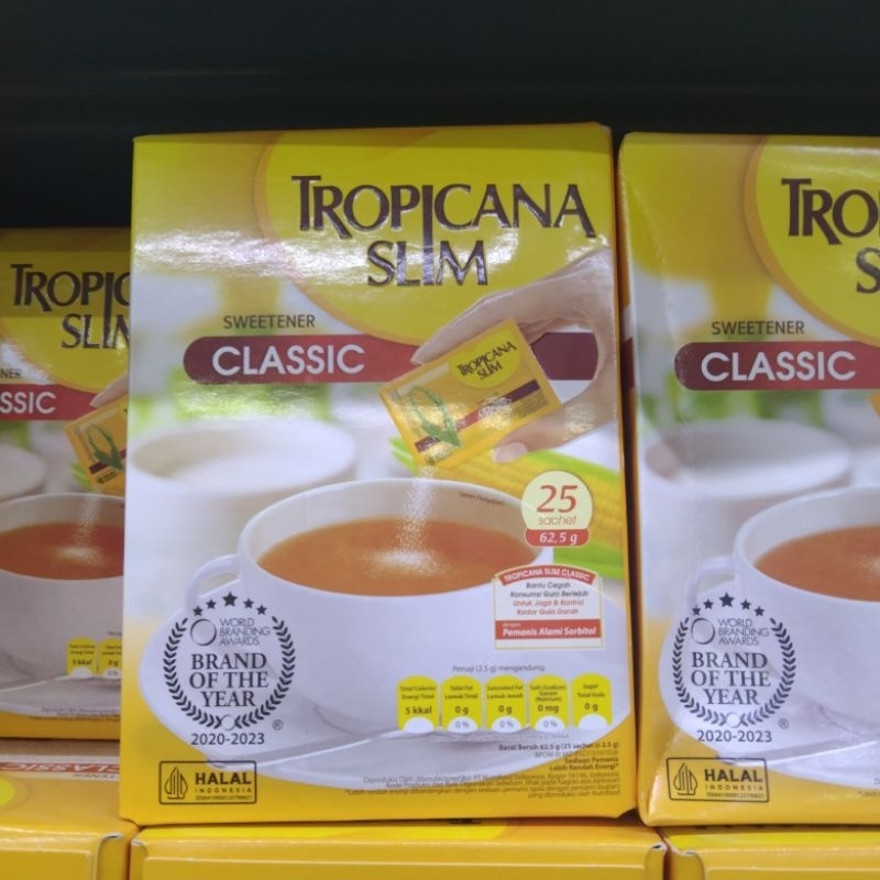 

Tropicana Slim Swetener Diabtx & Classic 25 Sachet