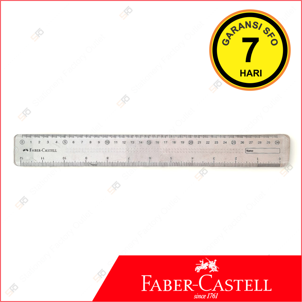 

Penggaris Faber Castell 30cm - SFO Semarang Official