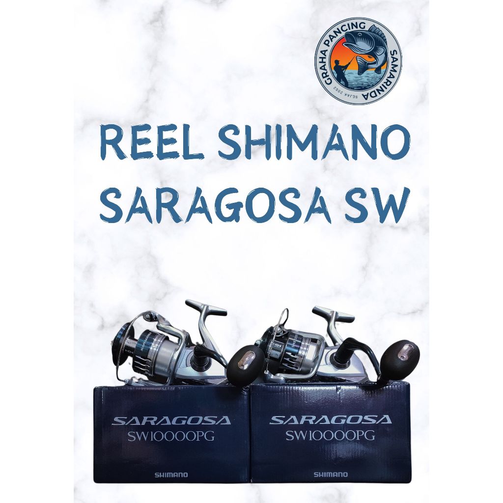 REEL SHIMANO SARAGOSA SW 6000 HG, SW 8000 HG, SW 10000 PG