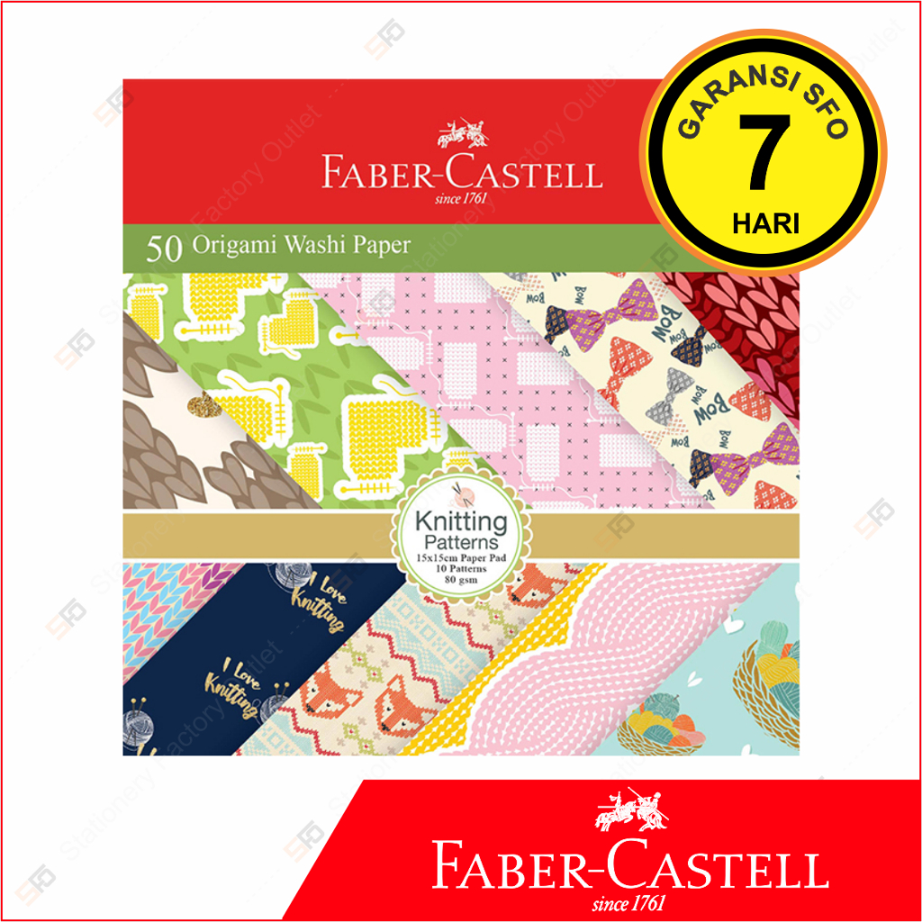 

Kertas Origami Faber Castell 15 x 15cm