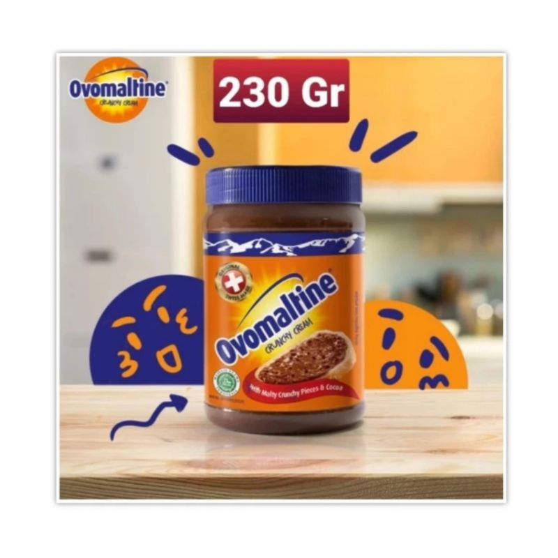 

Ovomaltine Crunchy Cream 230 gr Selai Coklat