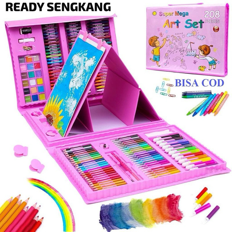 

MEGA ART CRAYON 208 PCS SUPER LENGKAP UNTUK MEWARNAI, MENGGAMBAR DAN MELUKIS