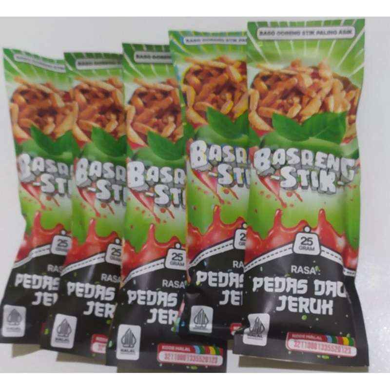 

Basreng Stik, rasa pedas jeruk 25gr