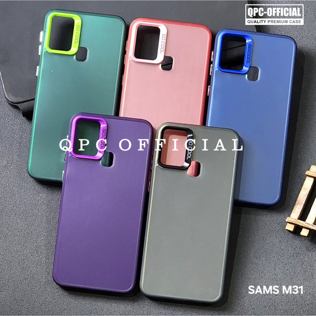 Case Samsung M31 Case IMD Hologram Case Hybrid Samsung M31