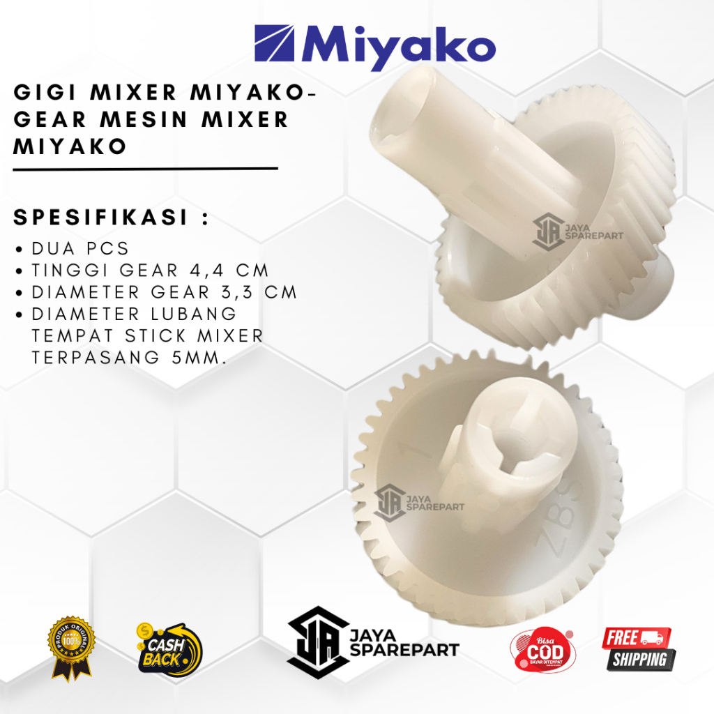 Gigi Mixer Miyako - Gear Mesin Mixer Miyako Lama
