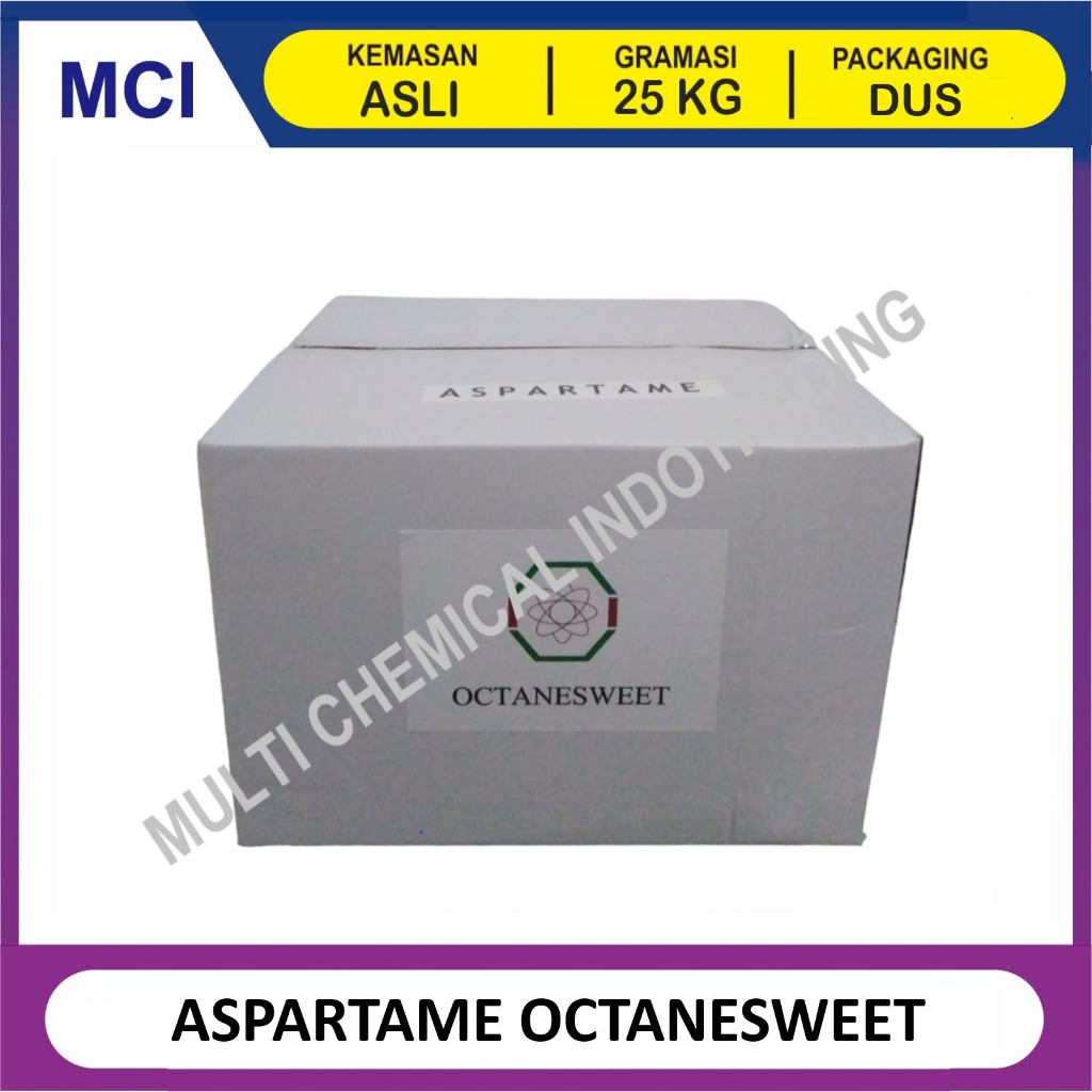 

ASPARTAME OCTANESWEET 200-210x GULA / PEMANIS ASPARTAME - 1 DUS 25 KG