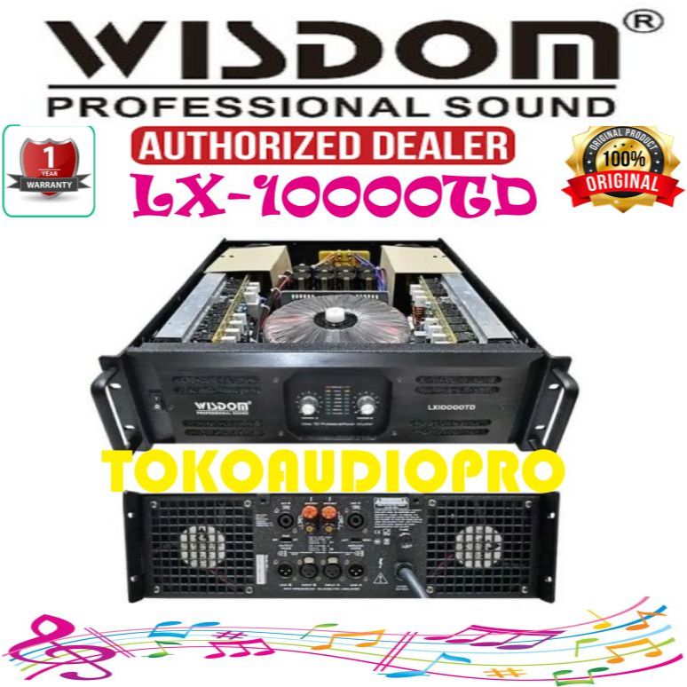 Power Wisdom LX-10000TD Professional Power Amplifier Wisdom LX10000TD Lx-10000 td   lx10000 td