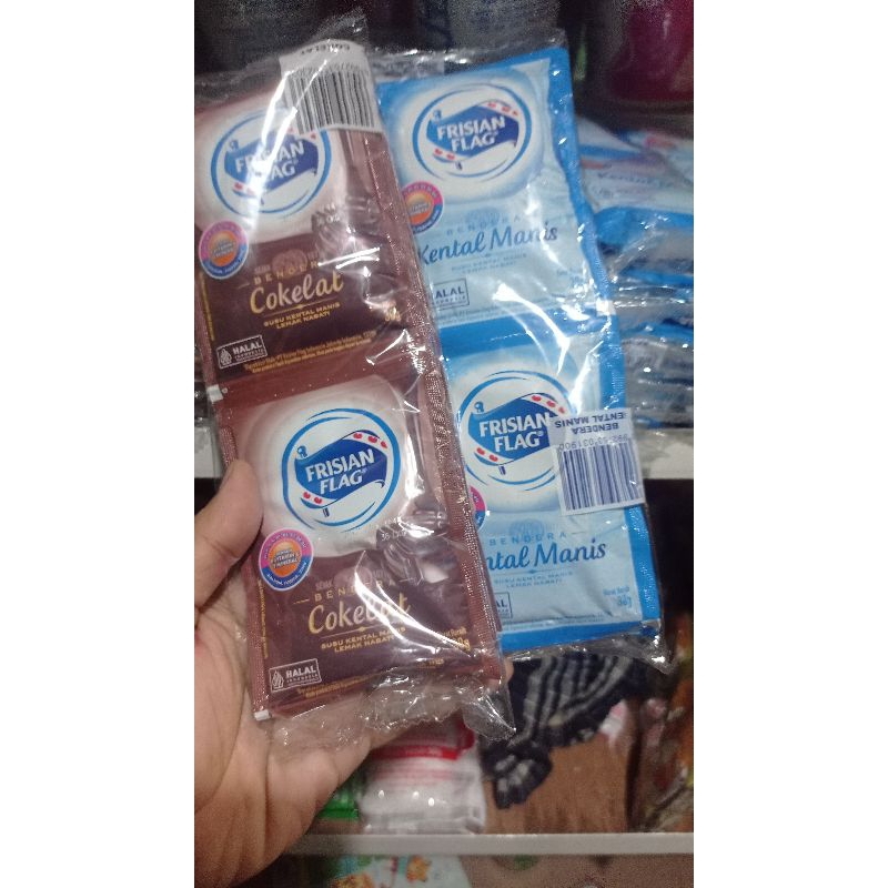 

susu frisian flag 1 pak isi 6 sachet