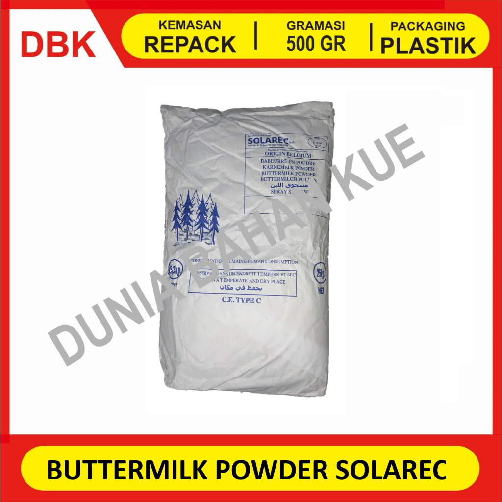 

BUTTERMILK POWDER SOLAREC - 500 GR / PURE BUTTER MILK SOLAREC